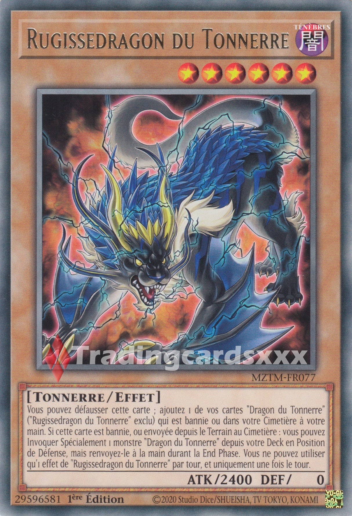 Yu-Gi-Oh! Rugissedragon du Tonnerre : R MZTM-FR077