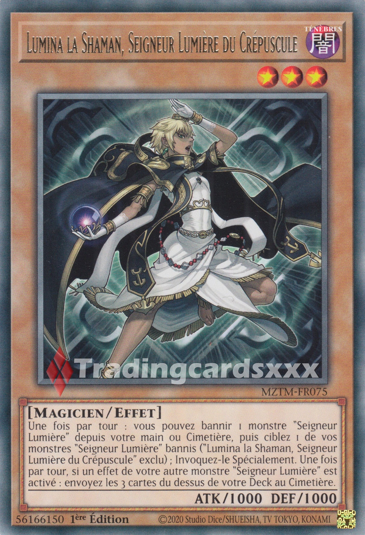Yu-Gi-Oh! Lumina la Shaman, Seigneur Lumière du Crépuscule : R MZTM-FR075