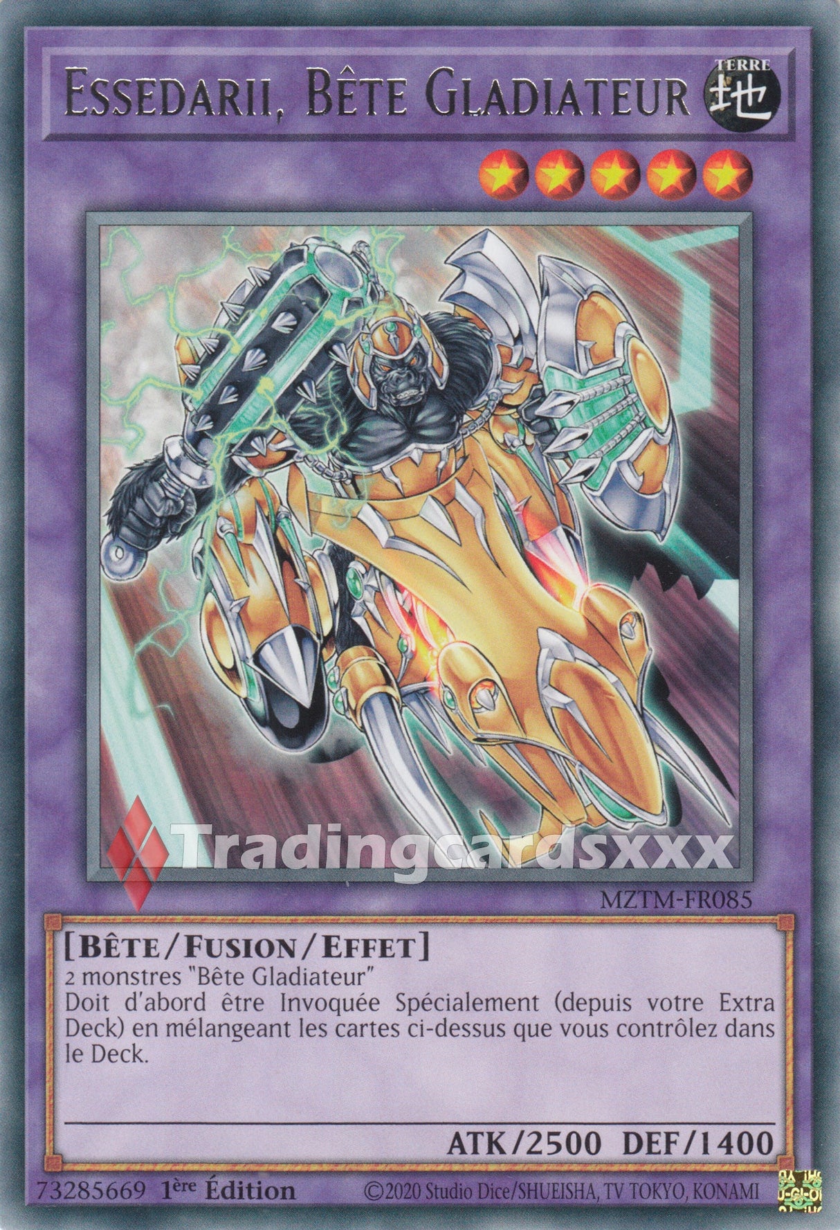 Yu-Gi-Oh! Essedarii, Bête Gladiateur : R MZTM-FR085