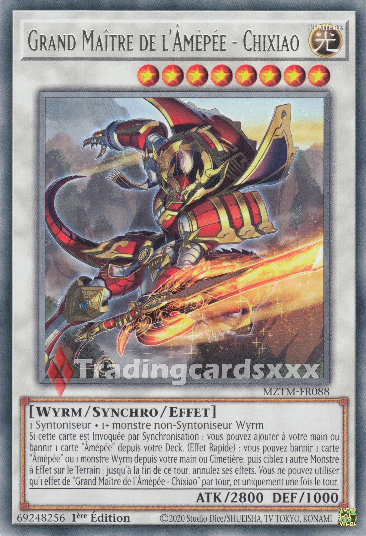 Yu-Gi-Oh! Grand Maître de l'Âmépée - Chixiao : R MZTM-FR088