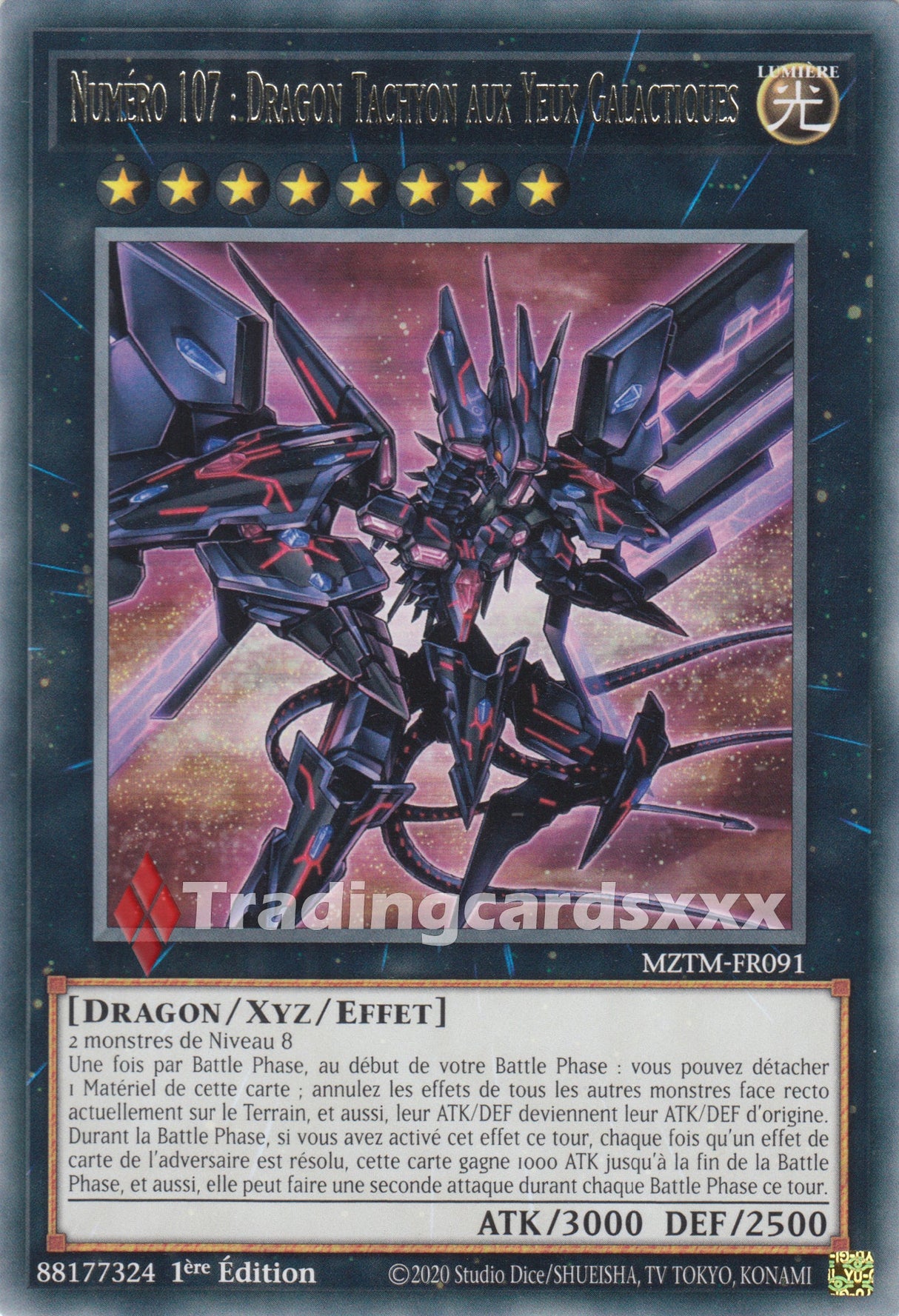 Yu-Gi-Oh! Numéro 107 : Dragon Tachyon aux Yeux Galactiques : R MZTM-FR091