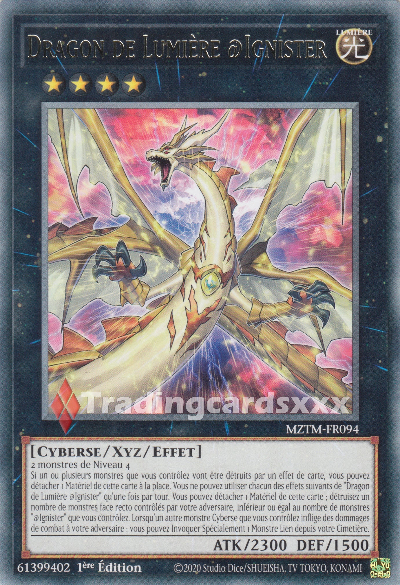 Yu-Gi-Oh! Dragon de Lumière @Ignister : R MZTM-FR094