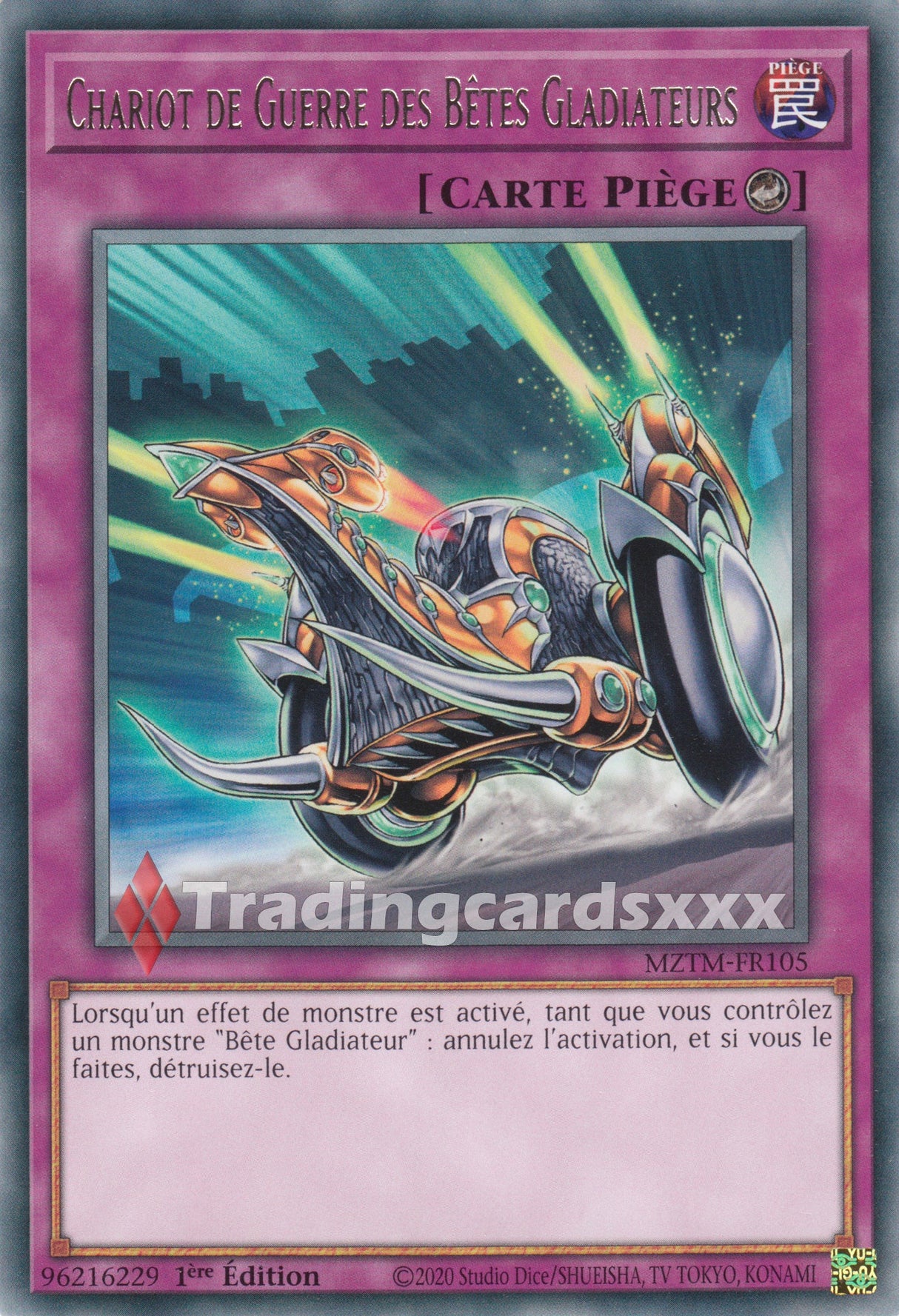 Yu-Gi-Oh! Chariot de Guerre des Bêtes Gladiateurs : R MZTM-FR105