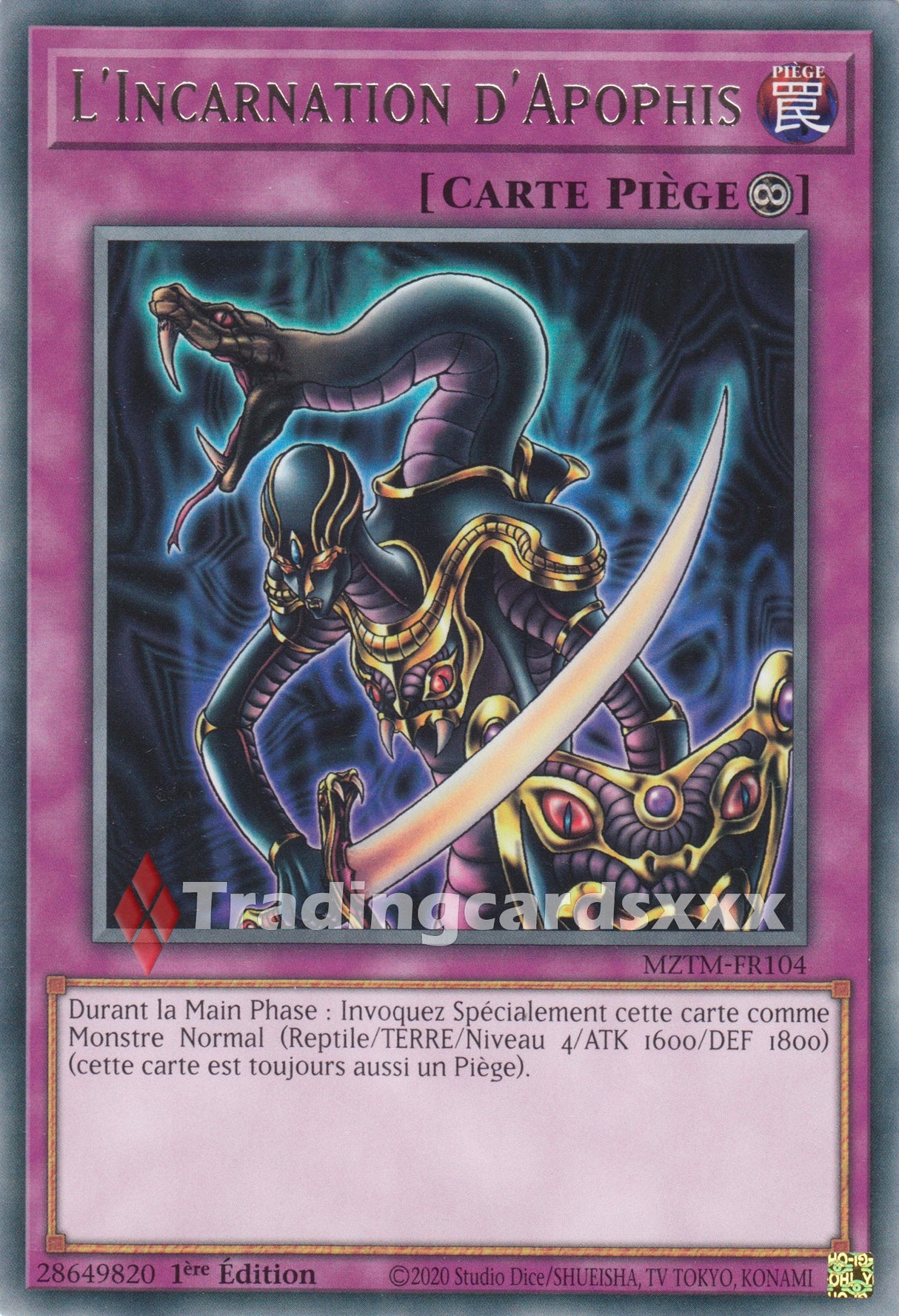 Yu-Gi-Oh! L'Incarnation d'Apophis : R MZTM-FR104
