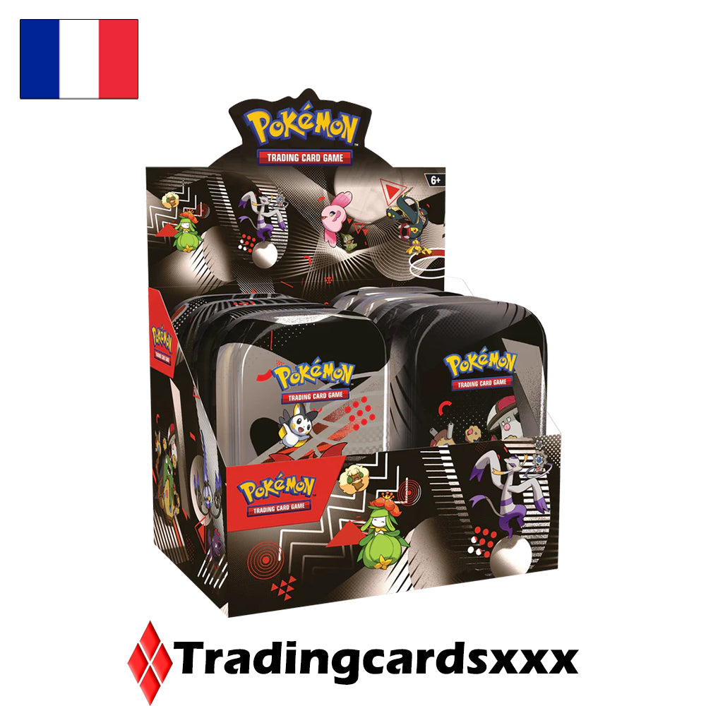 Pokémon - Display de 8 Pokébox / Mini Tins EV10.5 : Foudre Noire et Flamme Blanche