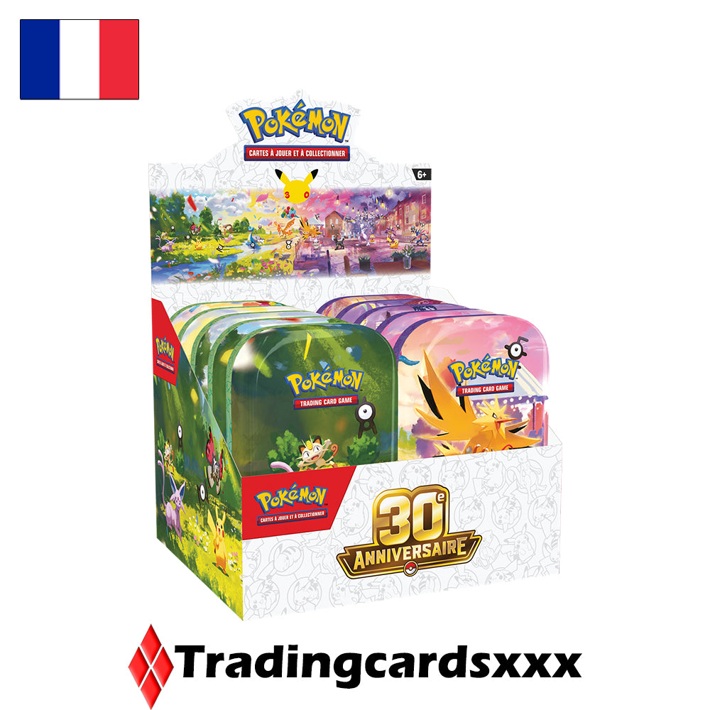 Pokémon - Display de 10 Mini Tin ME05.5 : 30e Anniversaire
