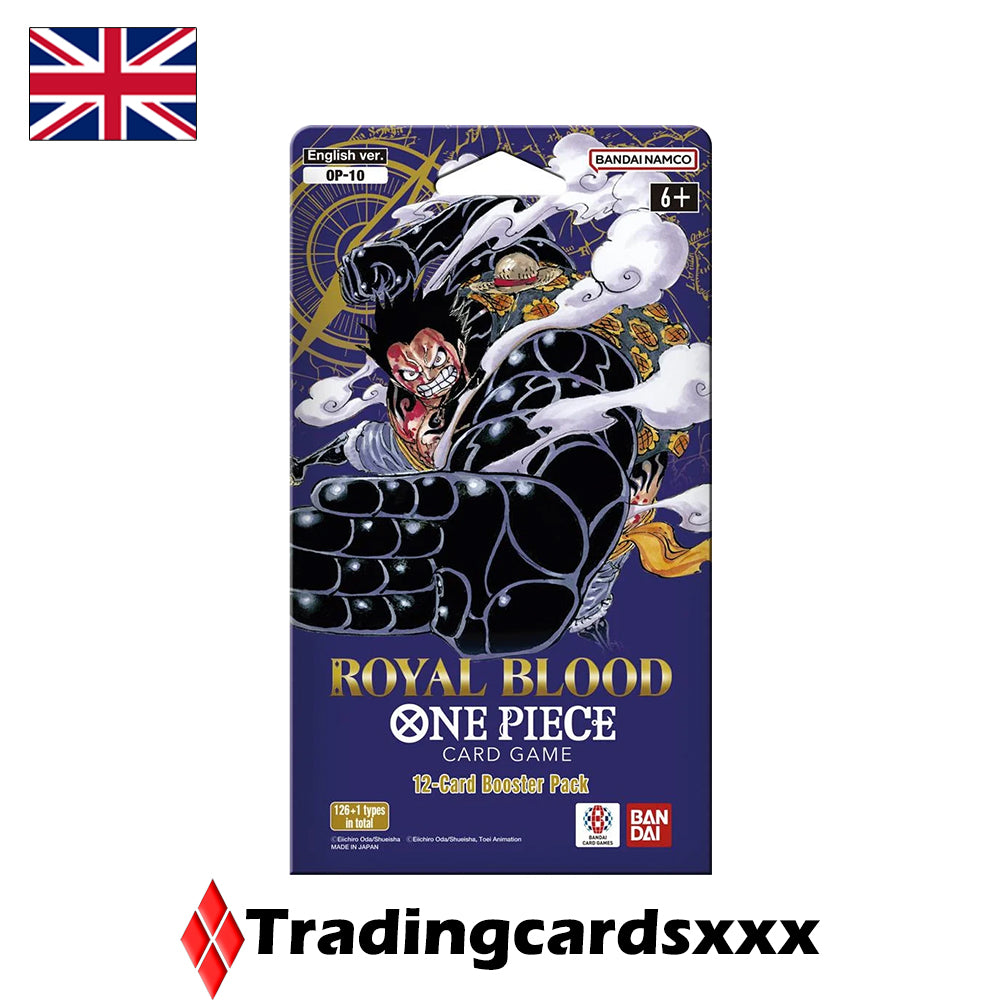 One Piece - Booster de 12 cartes sous blister OP-10 : Royal Blood - VERSION ANGLAISE