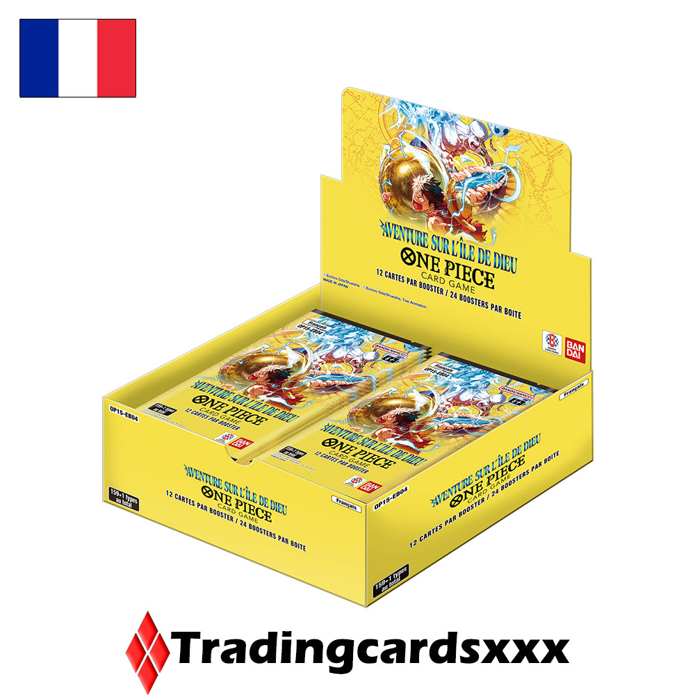 One Piece - Display 24 boosters OP15-EB04 : Aventure sur l’île de Dieu