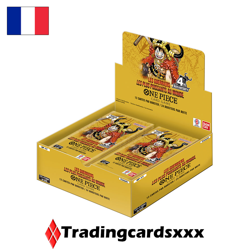 One Piece - Display 24 boosters OP17 : Les Guerriers les plus puissants au Monde