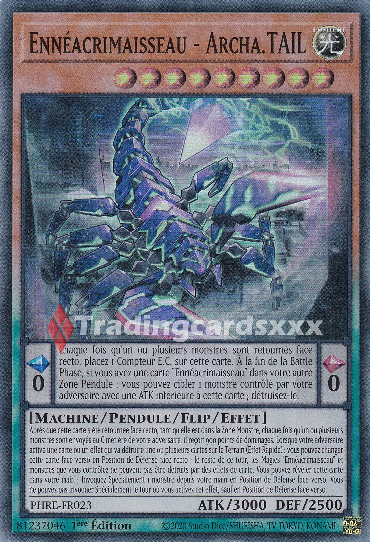 Yu-Gi-Oh! Ennéacrimaisseau - Archa.TAIL : SR PHRE-FR023