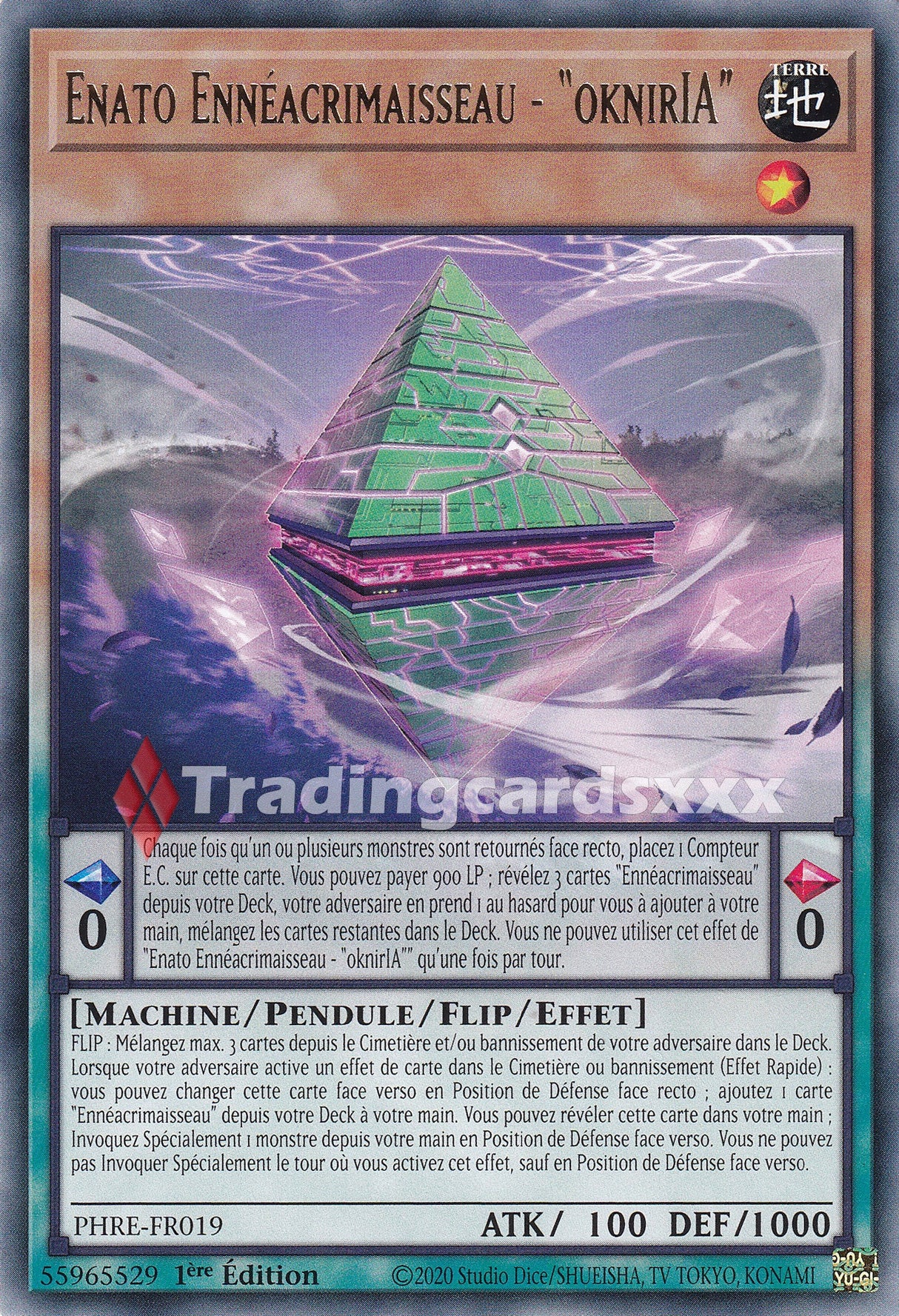 Yu-Gi-Oh! Enato Ennéacrimaisseau - "oknirIA" : R PHRE-FR019