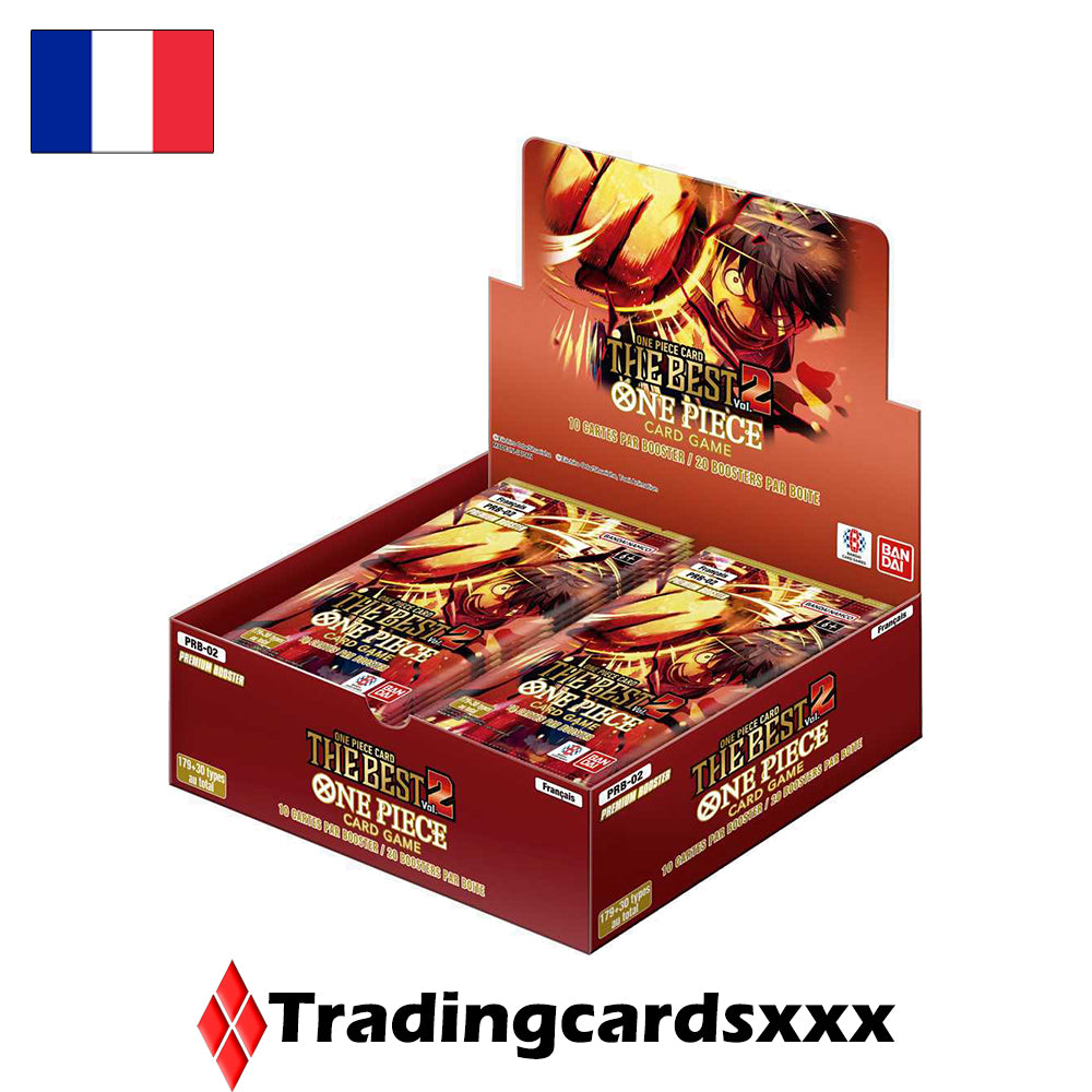 One Piece - Carton de 10 displays Premium Boosters PRB-02 : The Best Vol. 2
