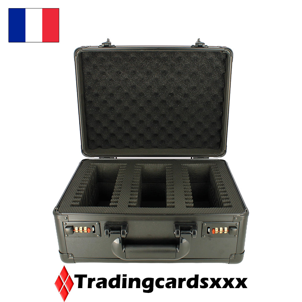 Phoenix Shield - Malette 42 Cartes Gradées Suitcase - PSA : Rouge et Blanc