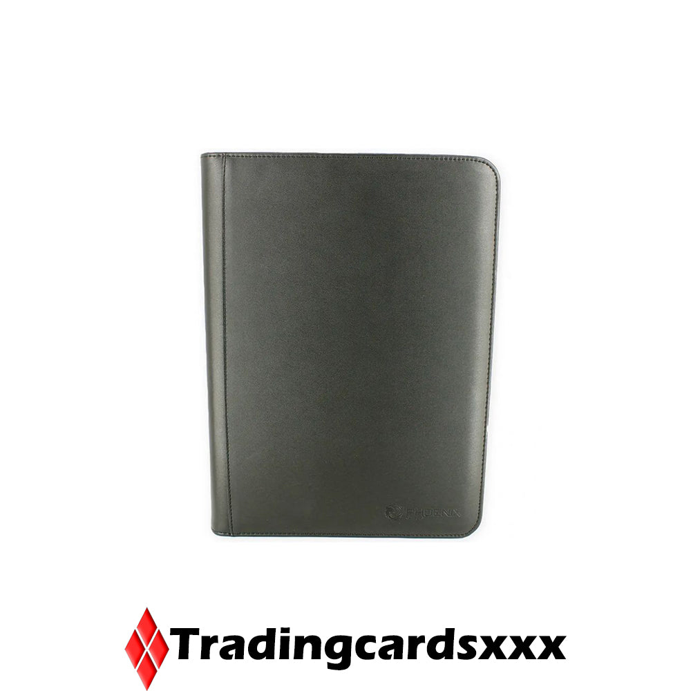 Phoenix Shield - Classeur Deluxe Zipper Album 360 cartes : Noir