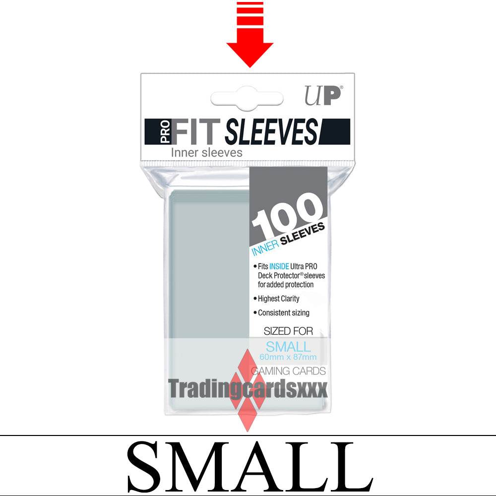 Ultra PRO - 100 Protèges Cartes SMALL : Pro-Fit Sleeves