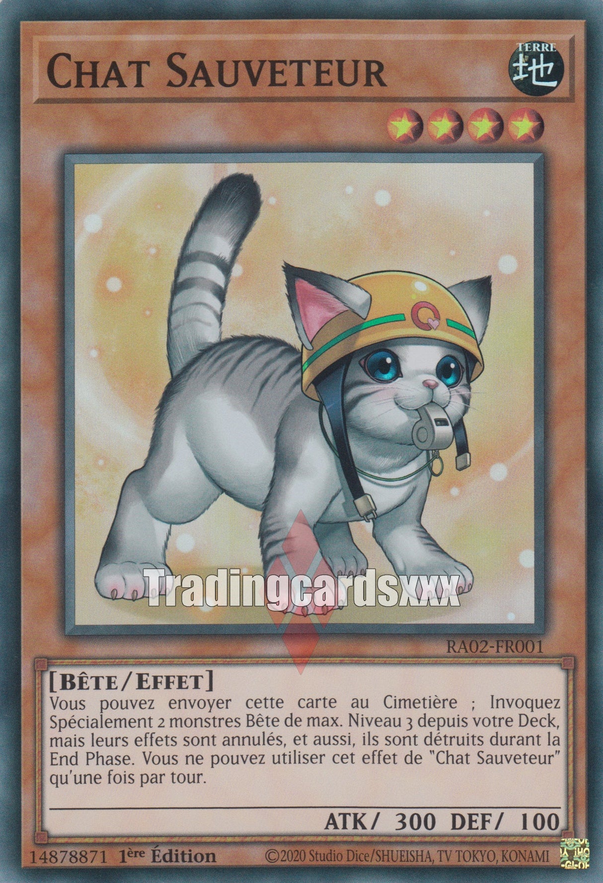 Yu-Gi-Oh! Chat Sauveteur - V.2 : RA02-FR001