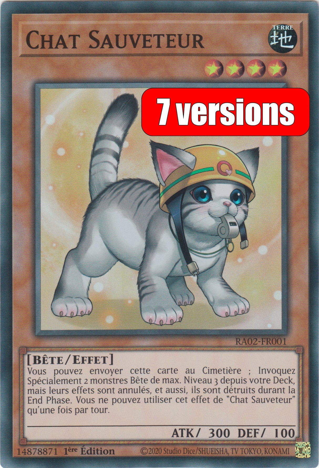 Yu-Gi-Oh! Chat Sauveteur - V.2 : RA02-FR001