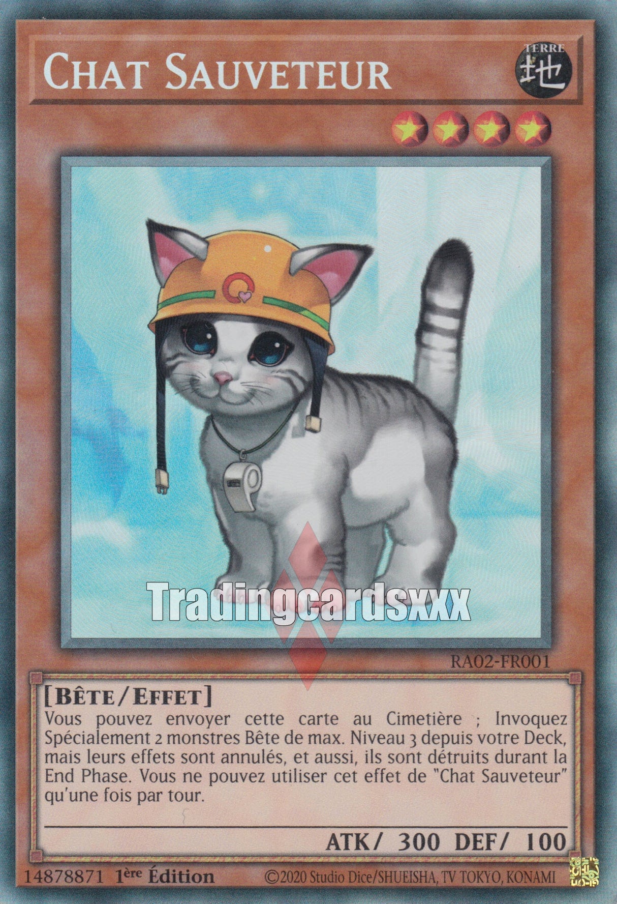 Yu-Gi-Oh! Chat Sauveteur - V.1 : RA02-FR001