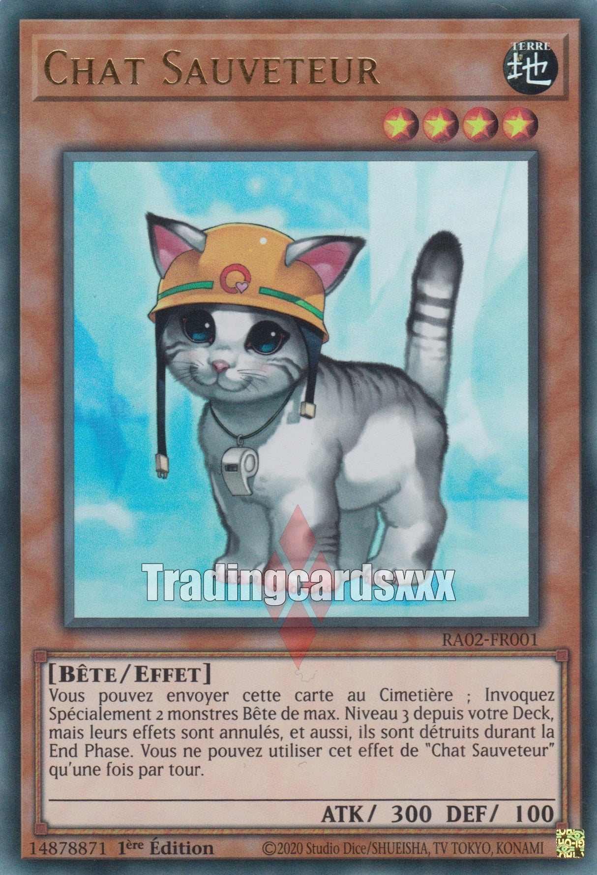 Yu-Gi-Oh! Chat Sauveteur - V.1 : RA02-FR001