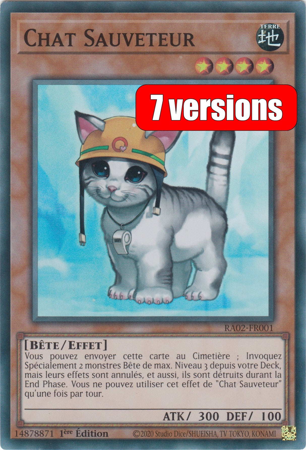 Yu-Gi-Oh! Chat Sauveteur - V.1 : RA02-FR001