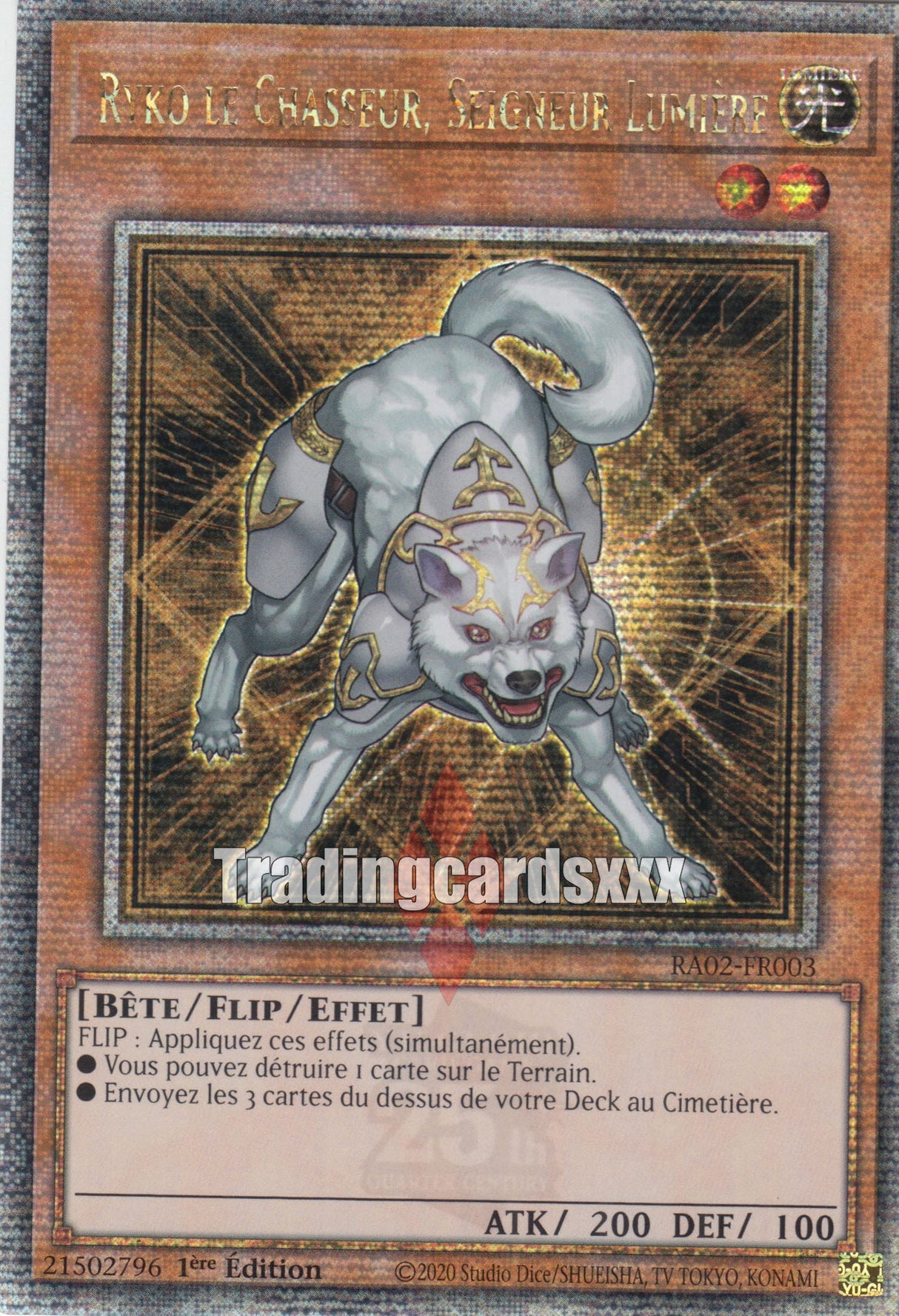 Yu-Gi-Oh! Ryko le Chasseur, Seigneur Lumière : RA02-FR003