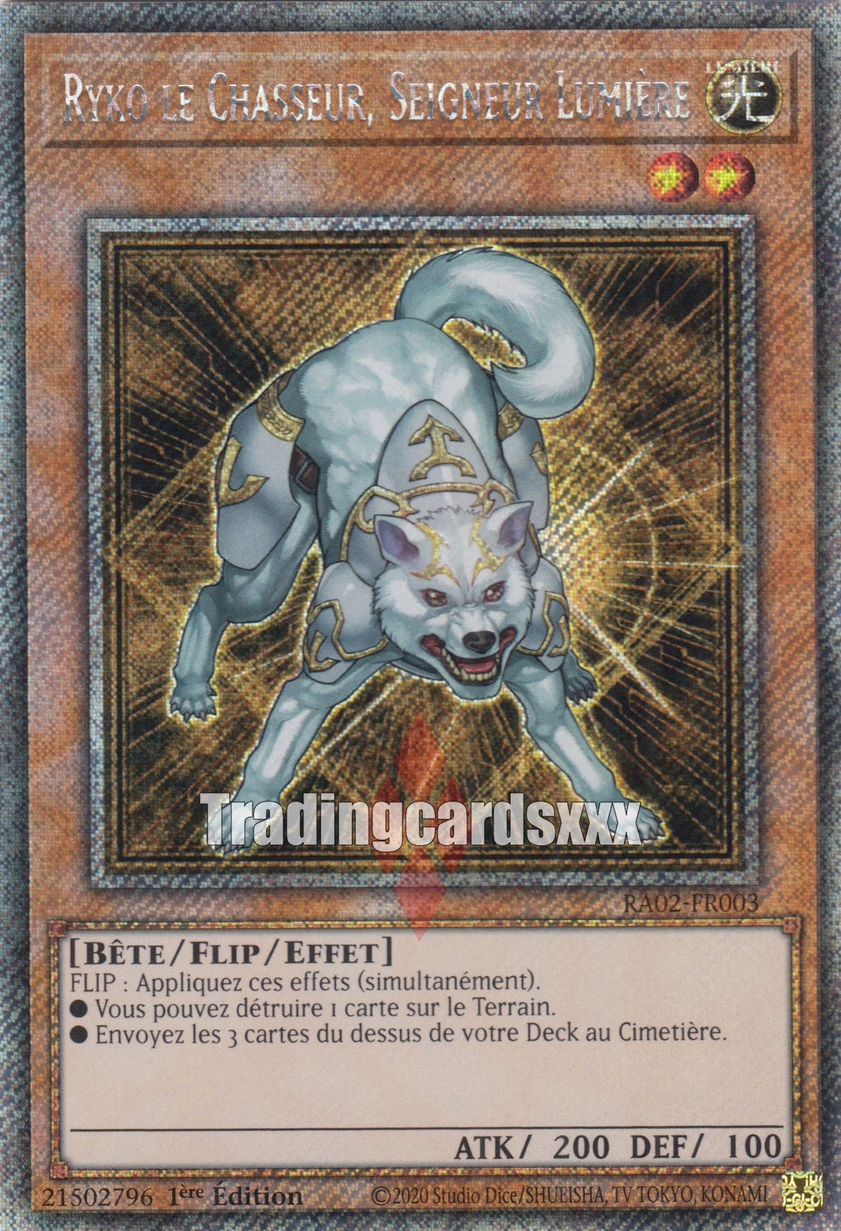Yu-Gi-Oh! Ryko le Chasseur, Seigneur Lumière : RA02-FR003