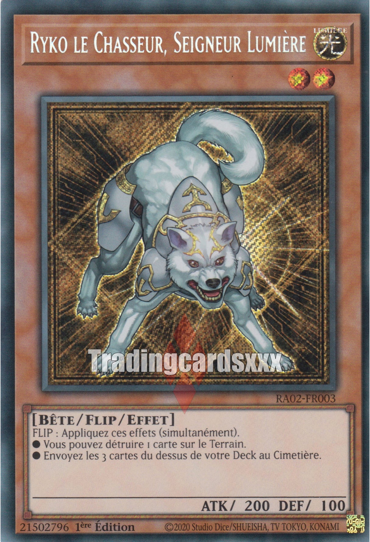 Yu-Gi-Oh! Ryko le Chasseur, Seigneur Lumière : RA02-FR003