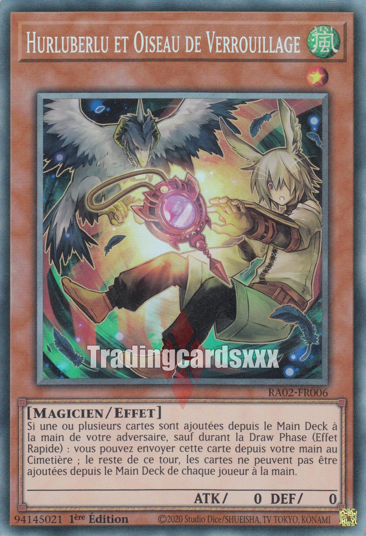 Yu-Gi-Oh! Hurluberlu et Oiseau de Verrouillage - V.2 : RA02-FR006