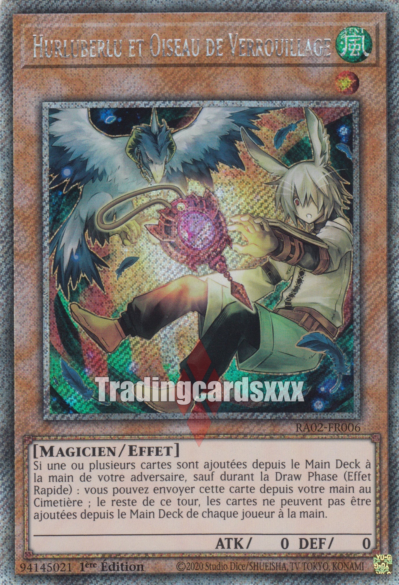 Yu-Gi-Oh! Hurluberlu et Oiseau de Verrouillage - V.2 : RA02-FR006