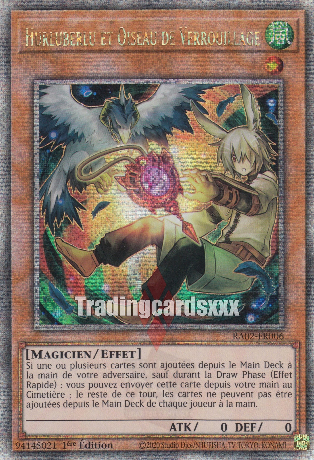 Yu-Gi-Oh! Hurluberlu et Oiseau de Verrouillage - V.2 : RA02-FR006