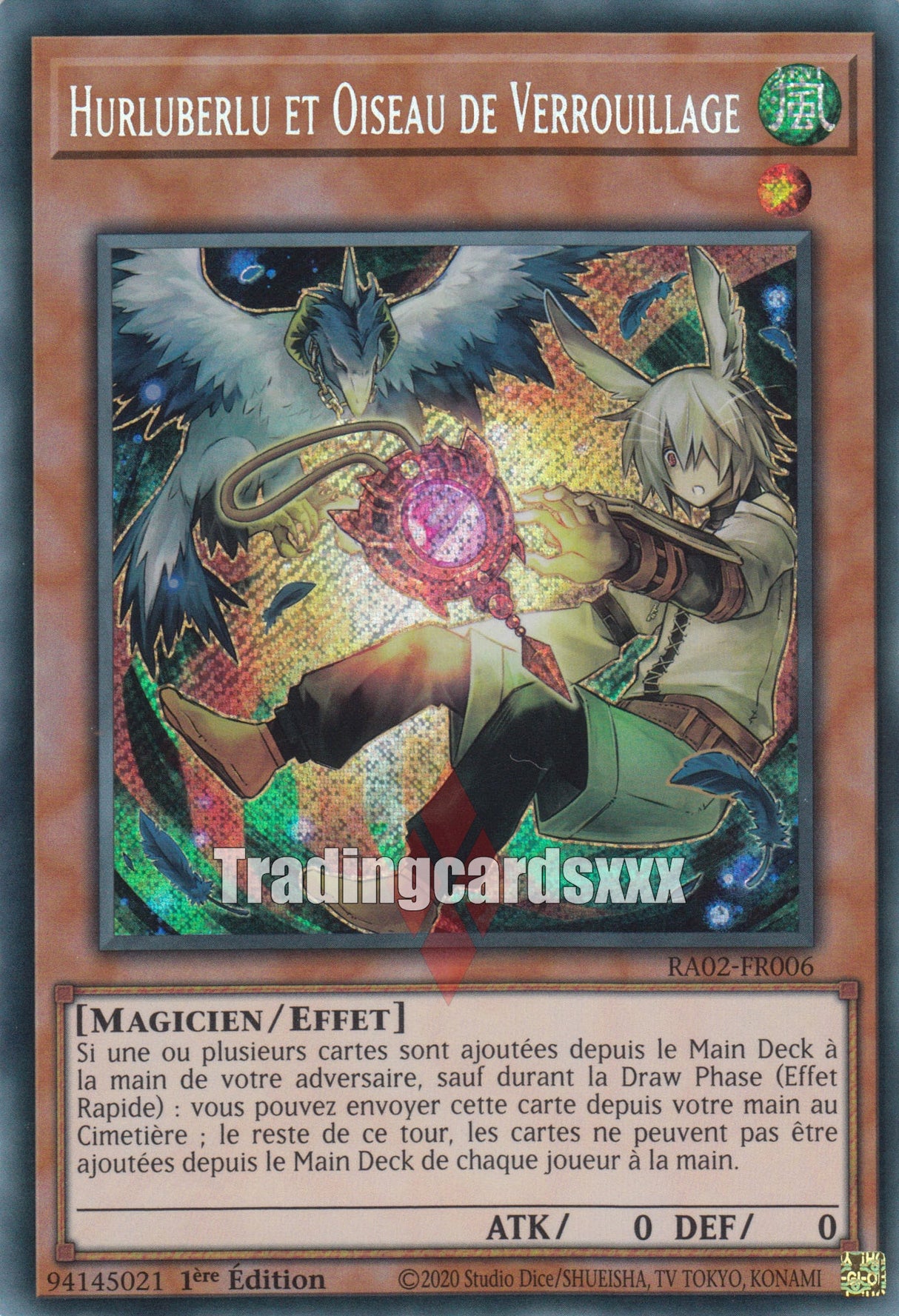 Yu-Gi-Oh! Hurluberlu et Oiseau de Verrouillage - V.2 : RA02-FR006