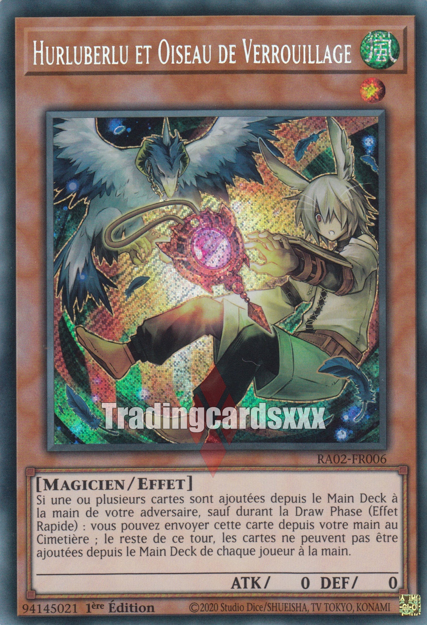 Yu-Gi-Oh! Hurluberlu et Oiseau de Verrouillage - V.2 : RA02-FR006