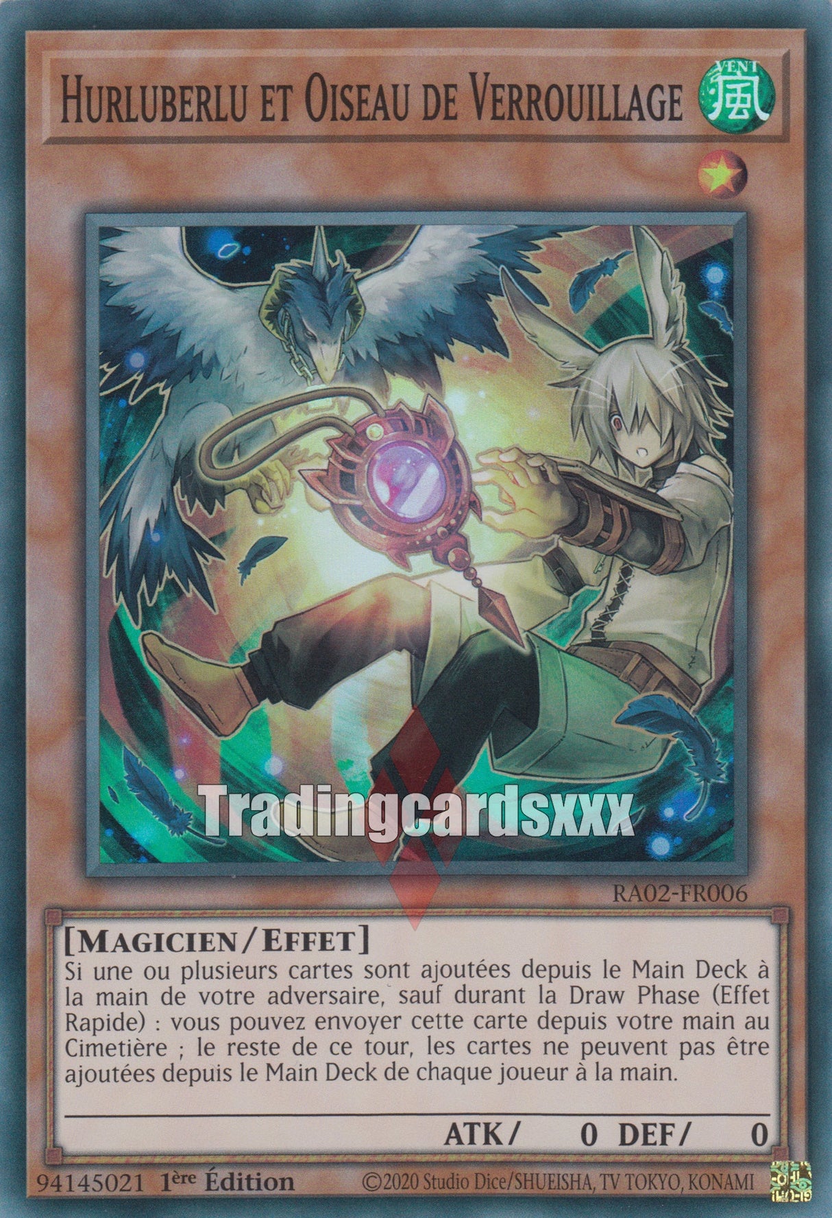 Yu-Gi-Oh! Hurluberlu et Oiseau de Verrouillage - V.2 : RA02-FR006