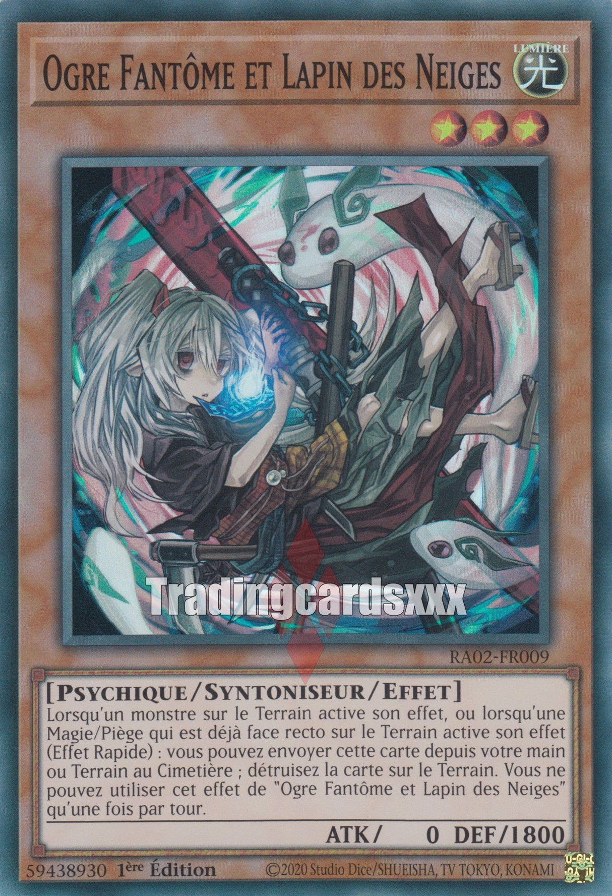 Yu-Gi-Oh! Ogre Fantôme et Lapin des Neiges : RA02-FR009