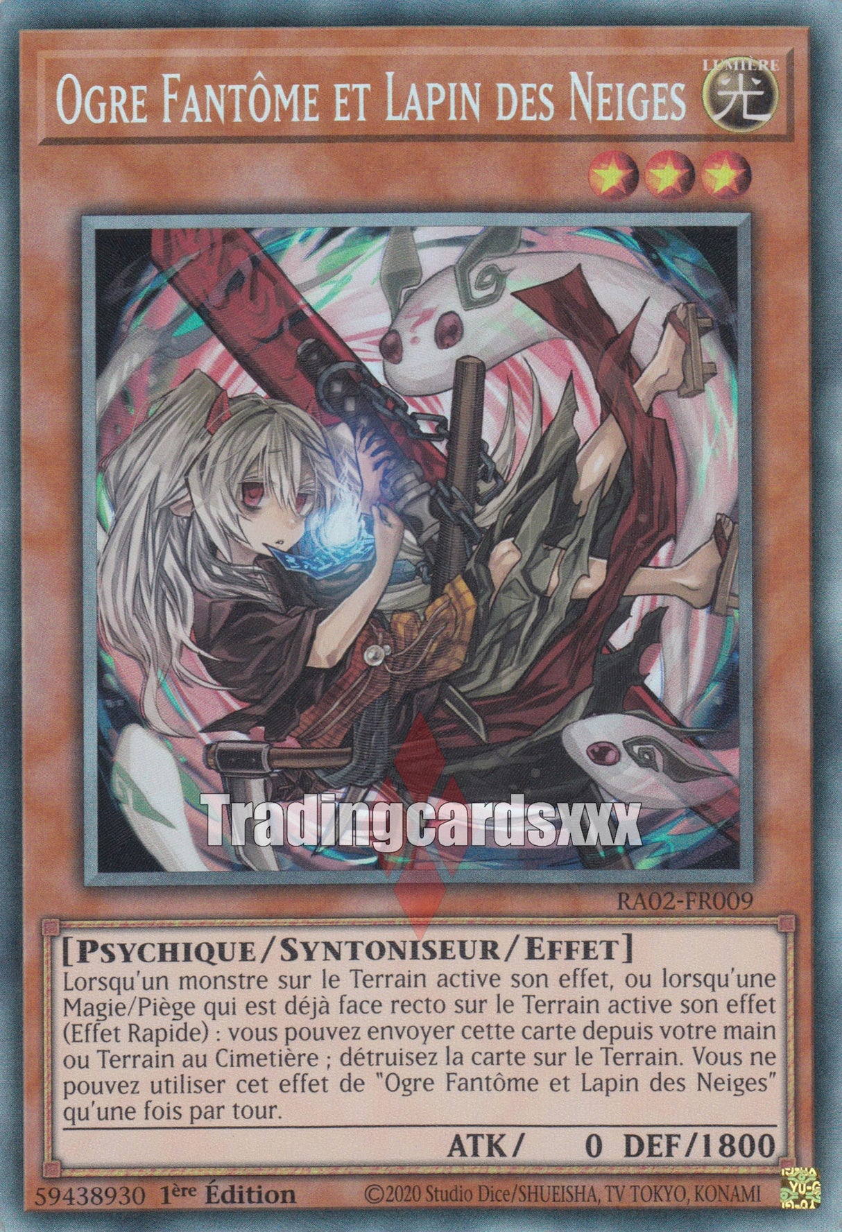 Yu-Gi-Oh! Ogre Fantôme et Lapin des Neiges : RA02-FR009