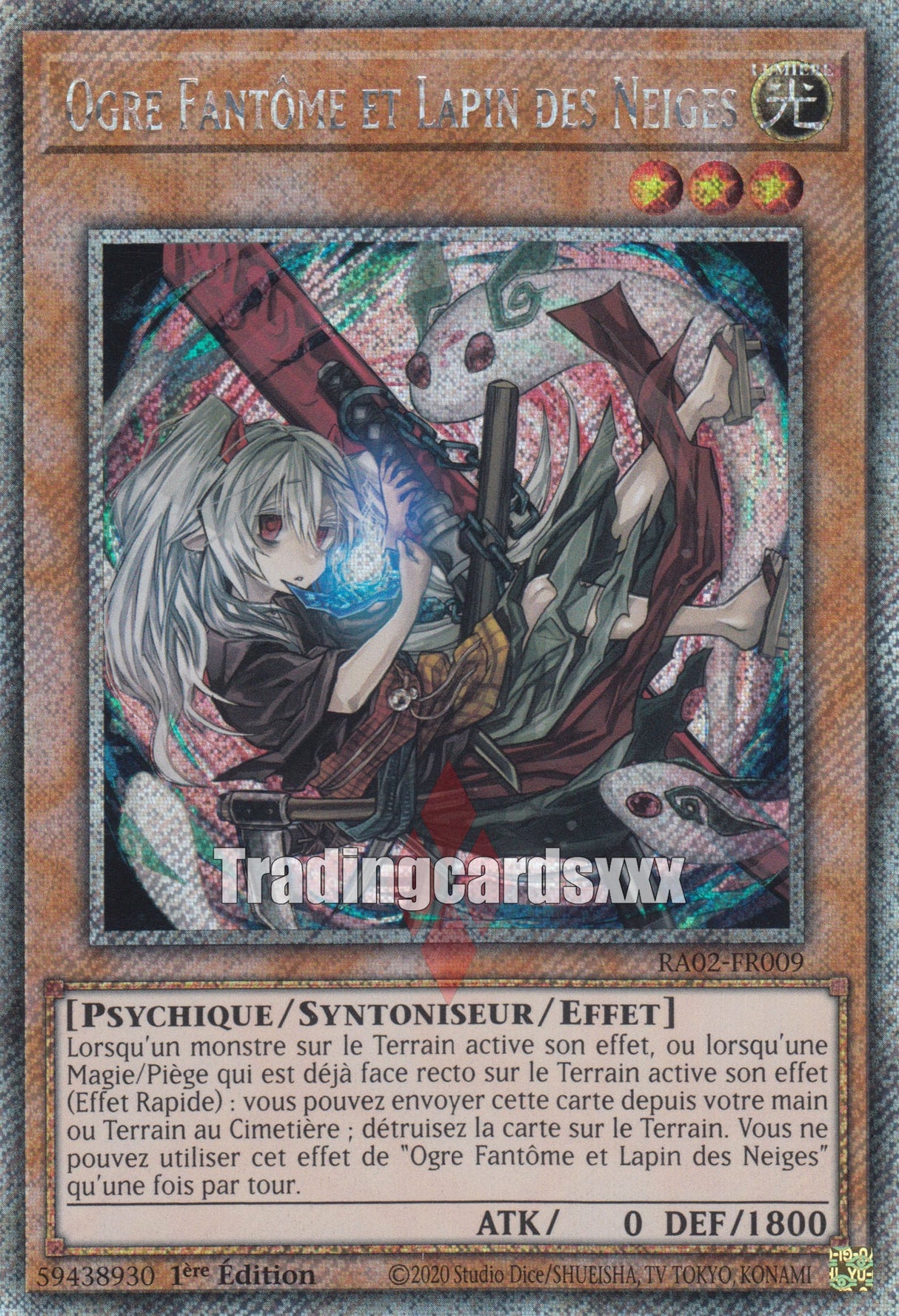 Yu-Gi-Oh! Ogre Fantôme et Lapin des Neiges : RA02-FR009