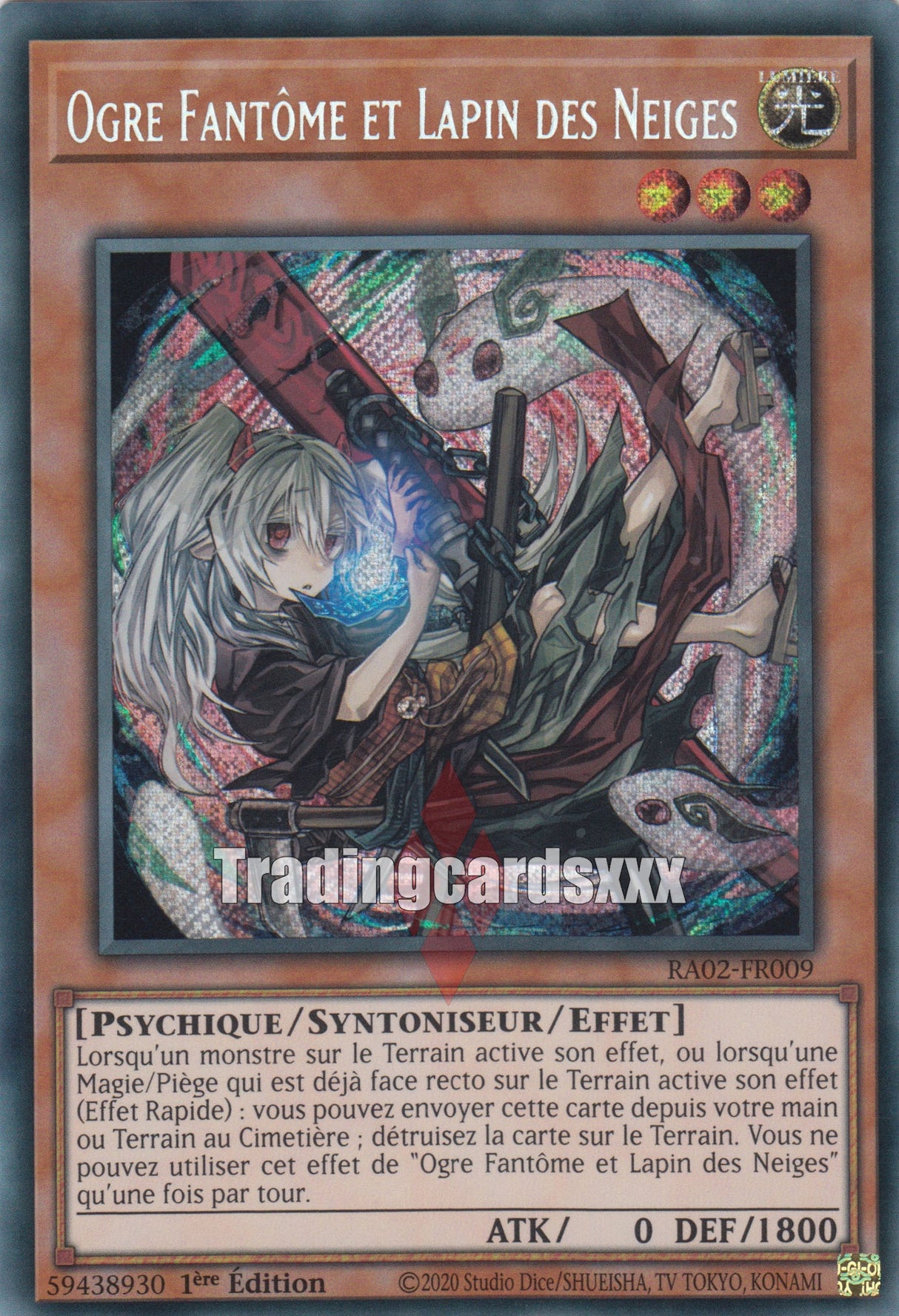 Yu-Gi-Oh! Ogre Fantôme et Lapin des Neiges : RA02-FR009