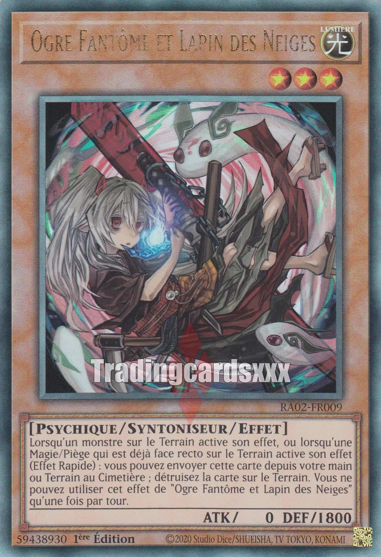 Yu-Gi-Oh! Ogre Fantôme et Lapin des Neiges : RA02-FR009
