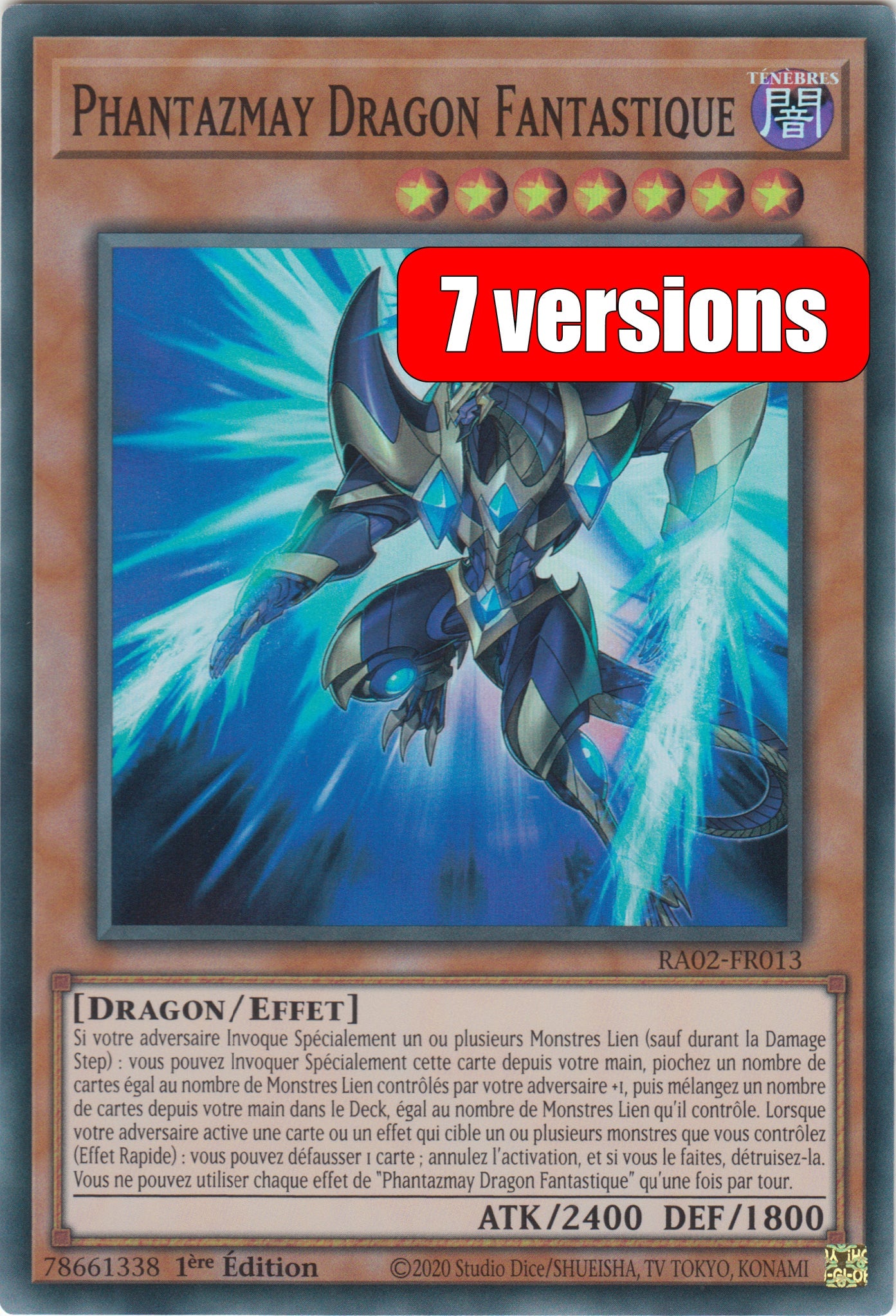 Yu-Gi-Oh! Phantazmay Dragon Fantastique : RA02-FR013