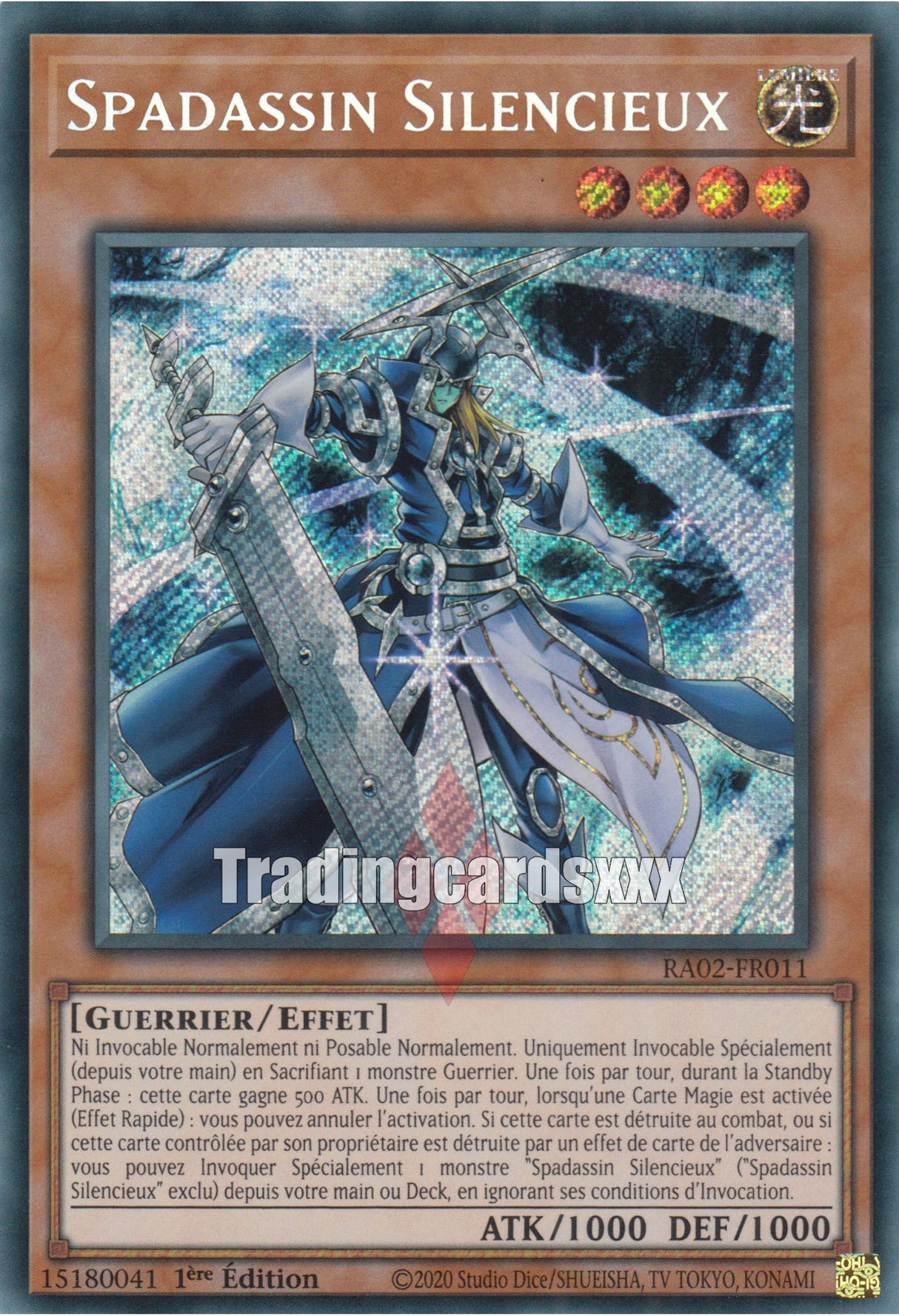 Yu-Gi-Oh! Spadassin Silencieux : RA02-FR011