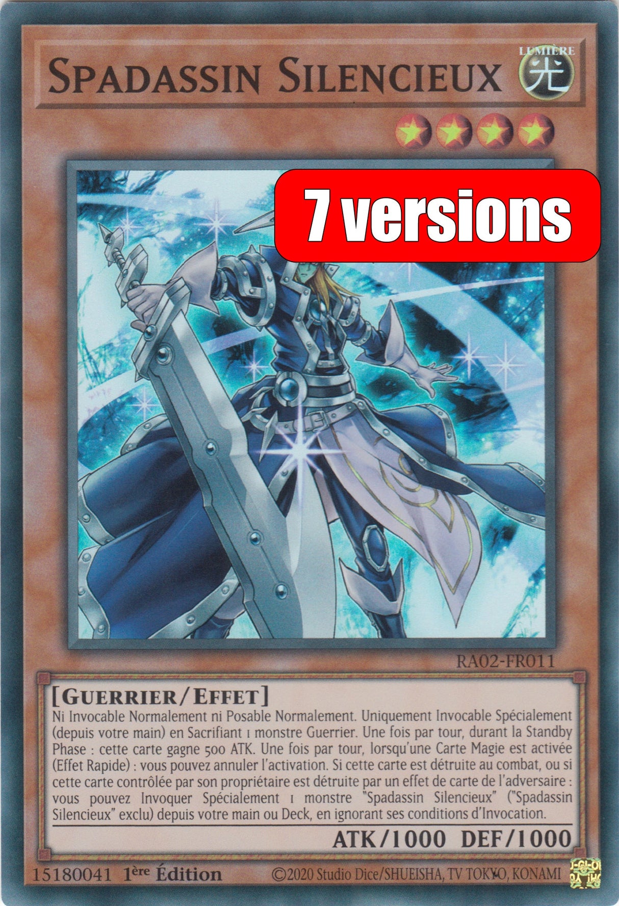 Yu-Gi-Oh! Spadassin Silencieux : RA02-FR011