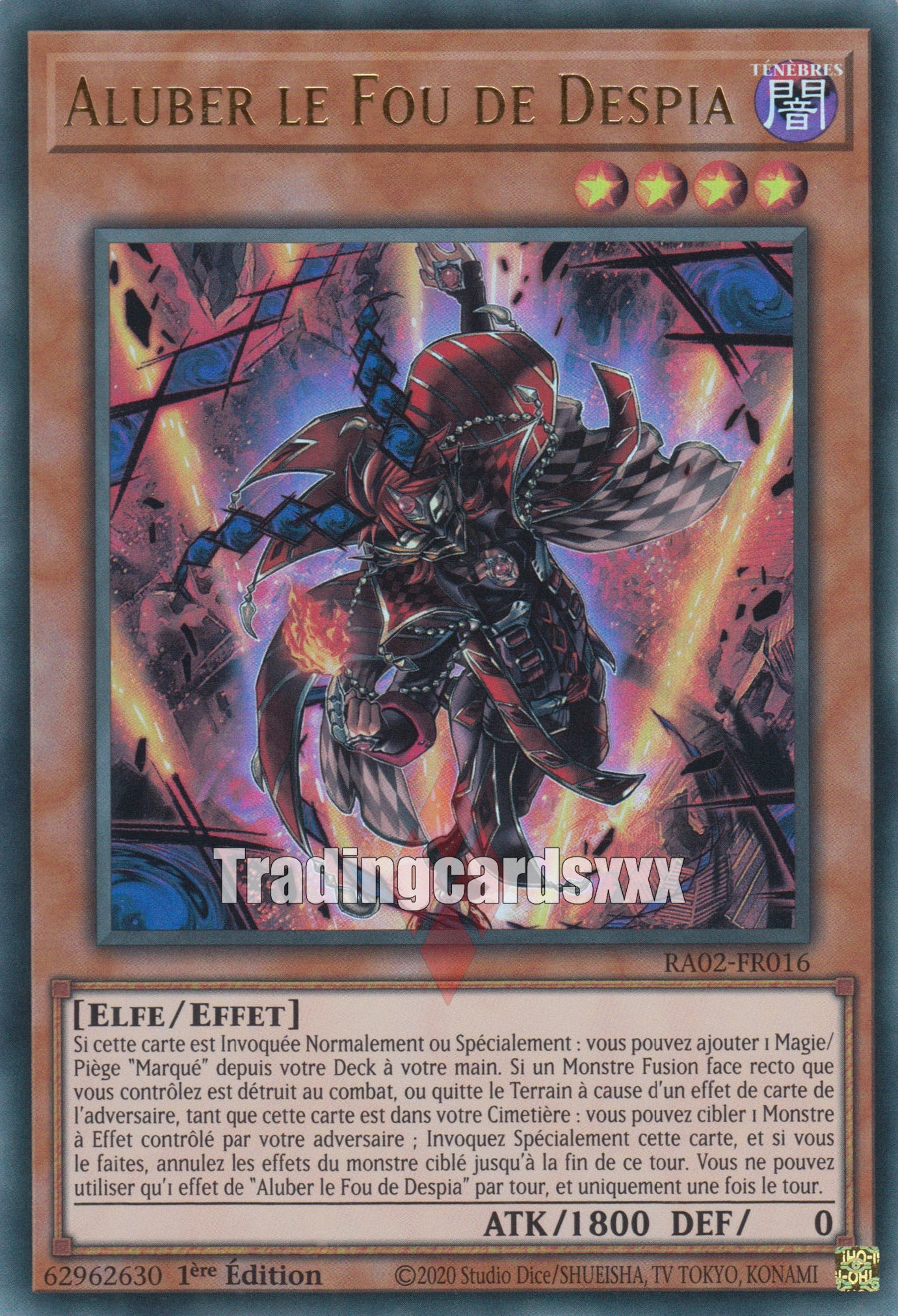 Yu-Gi-Oh! Aluber le Fou de Despia : RA02-FR016