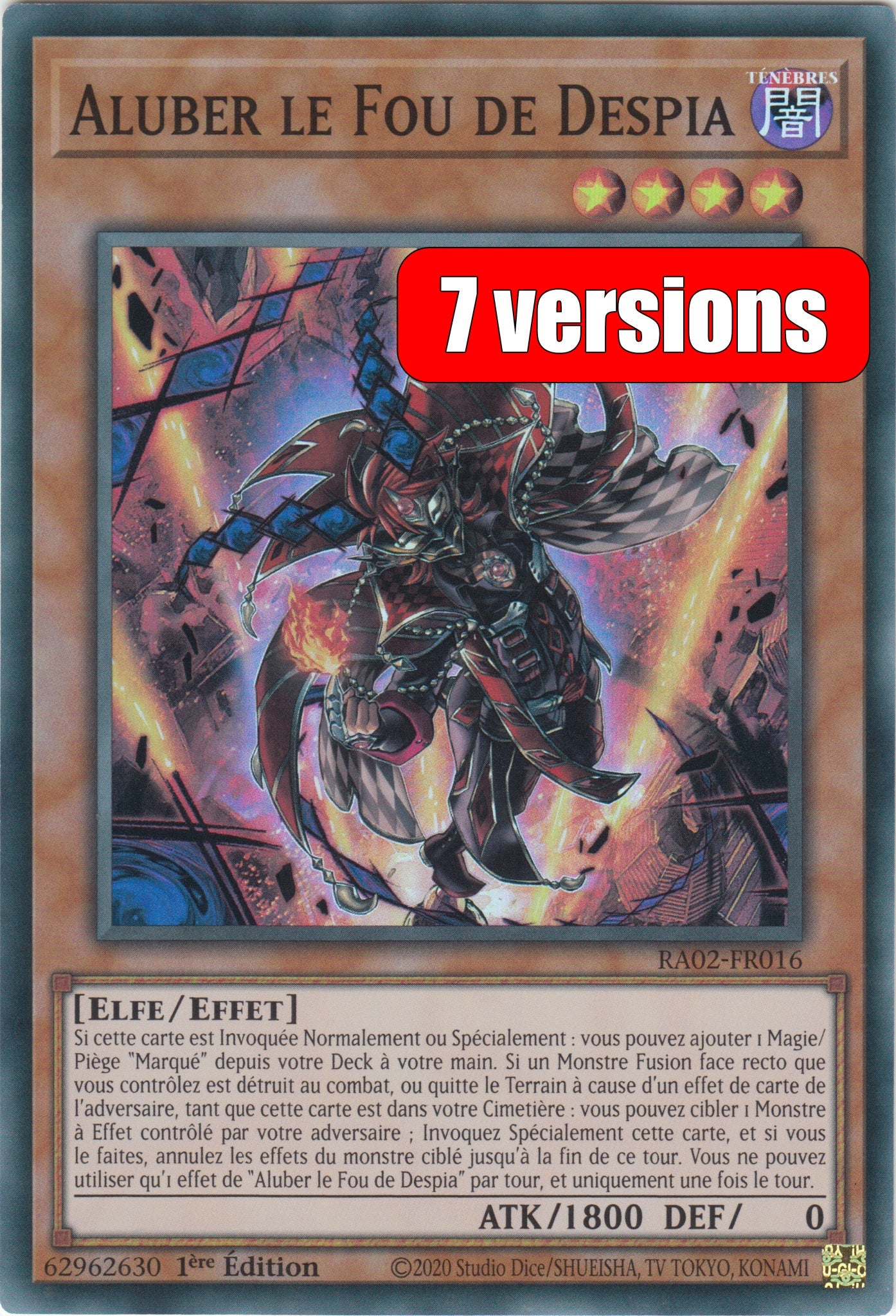 Yu-Gi-Oh! Aluber le Fou de Despia : RA02-FR016