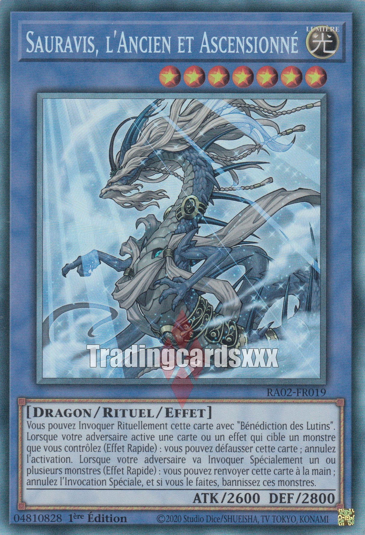 Yu-Gi-Oh! Sauravis, l'Ancien et Ascensionné : RA02-FR019