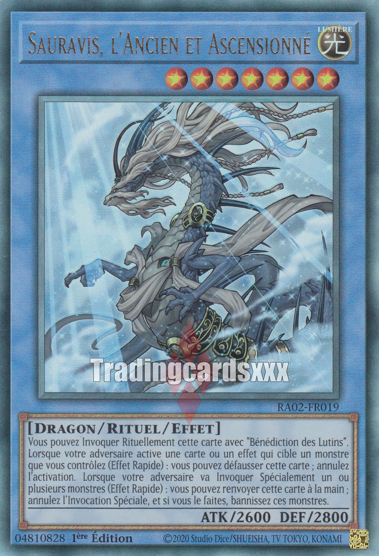 Yu-Gi-Oh! Sauravis, l'Ancien et Ascensionné : RA02-FR019