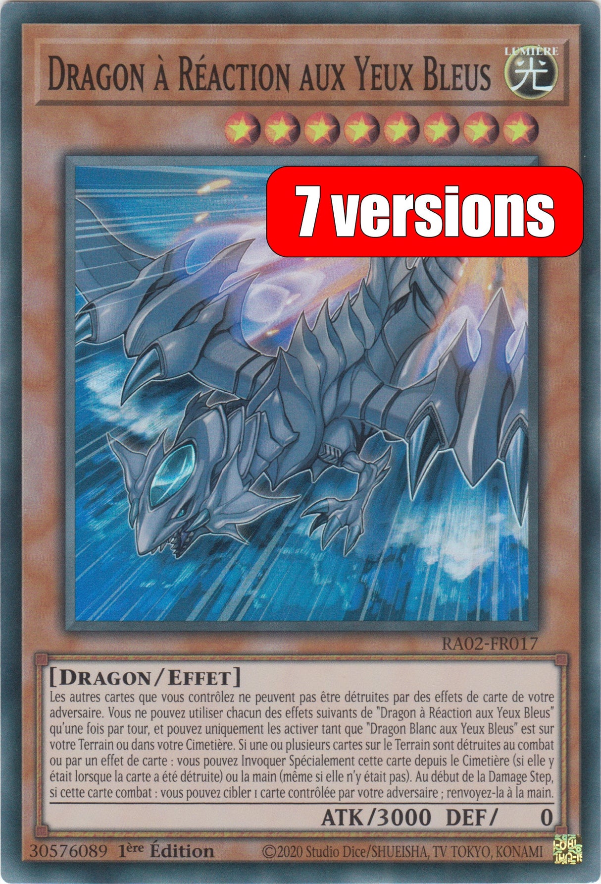Yu-Gi-Oh! Dragon à Réaction aux Yeux Bleus : RA02-FR017