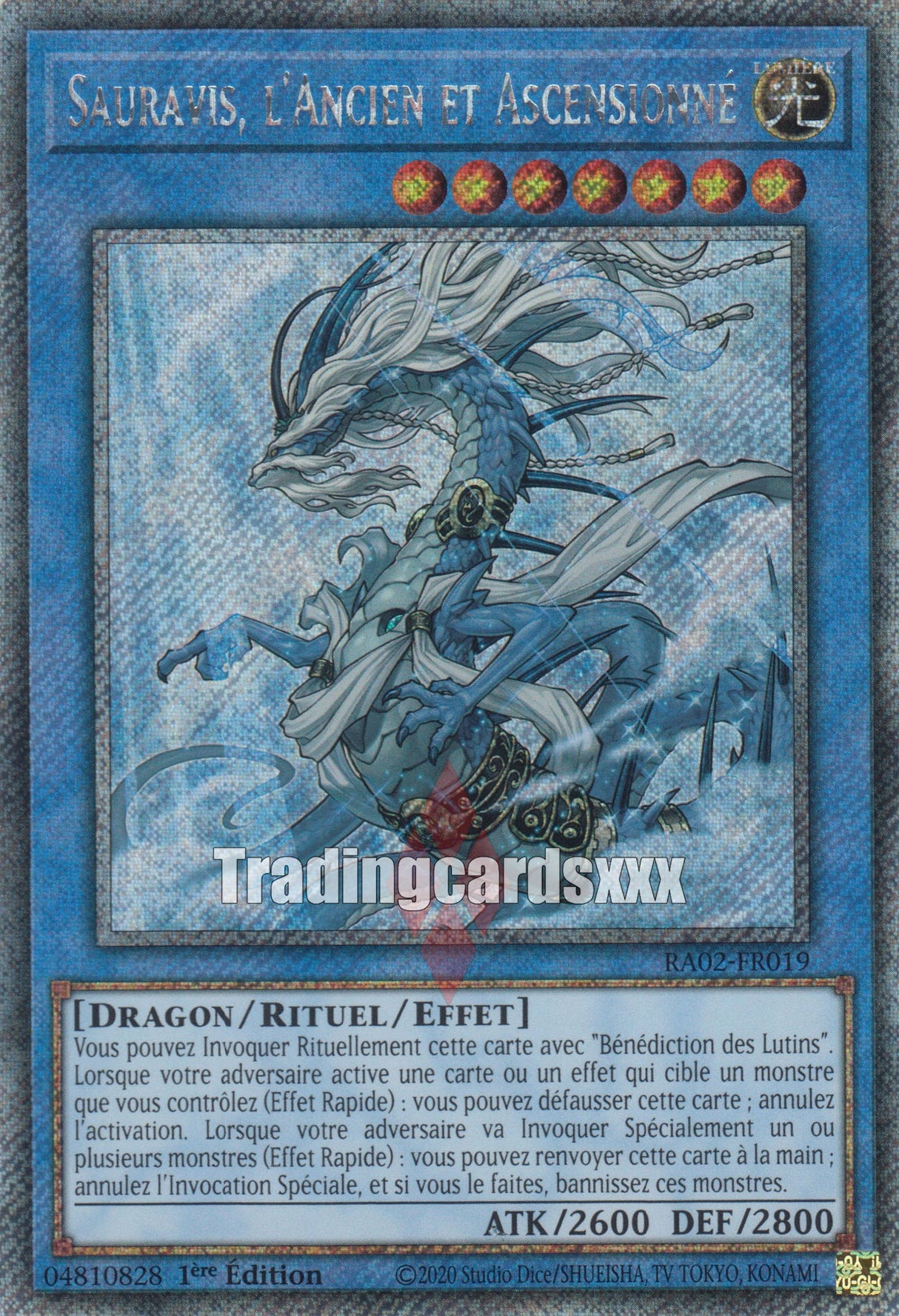 Yu-Gi-Oh! Sauravis, l'Ancien et Ascensionné : RA02-FR019