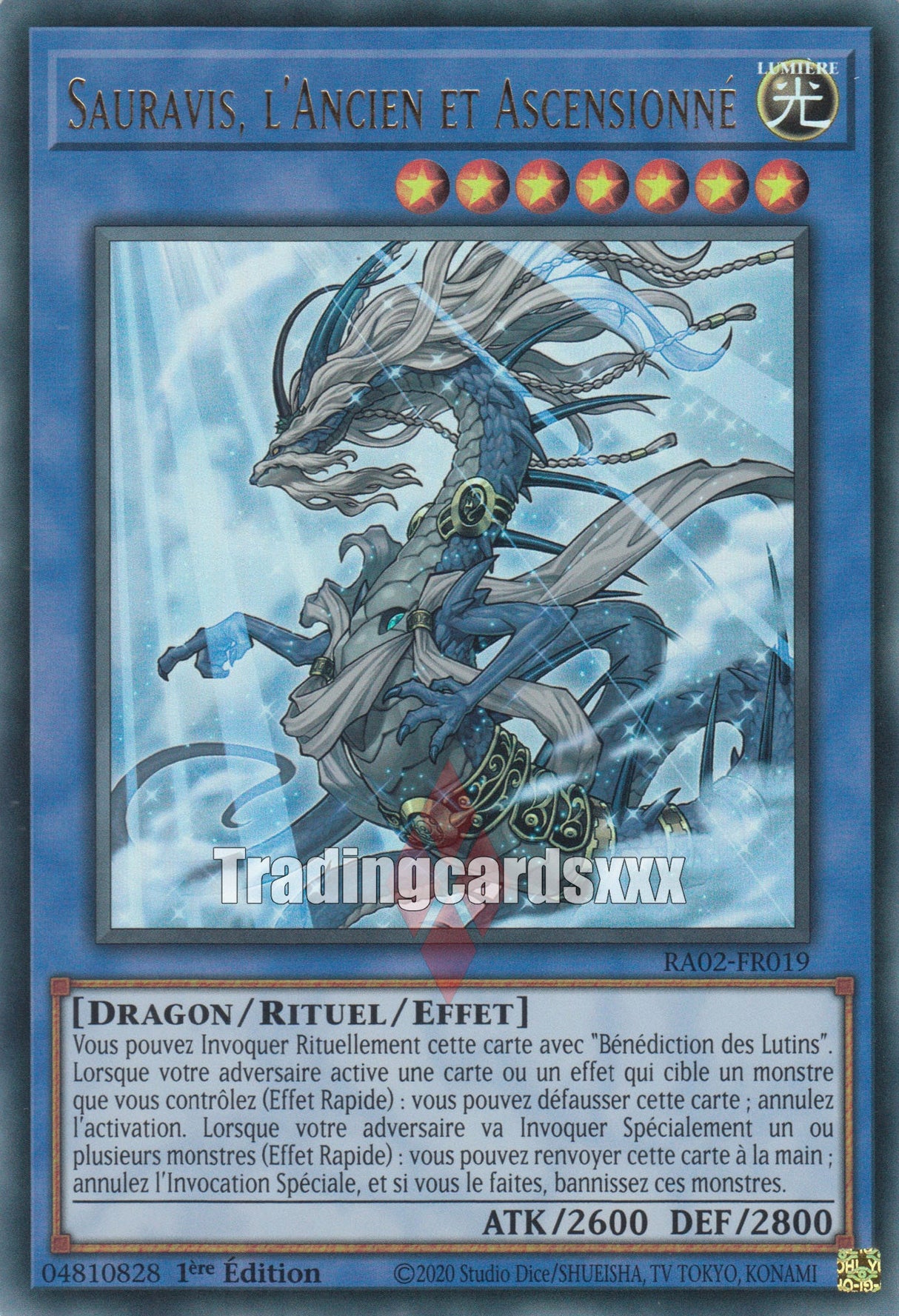 Yu-Gi-Oh! Sauravis, l'Ancien et Ascensionné : RA02-FR019