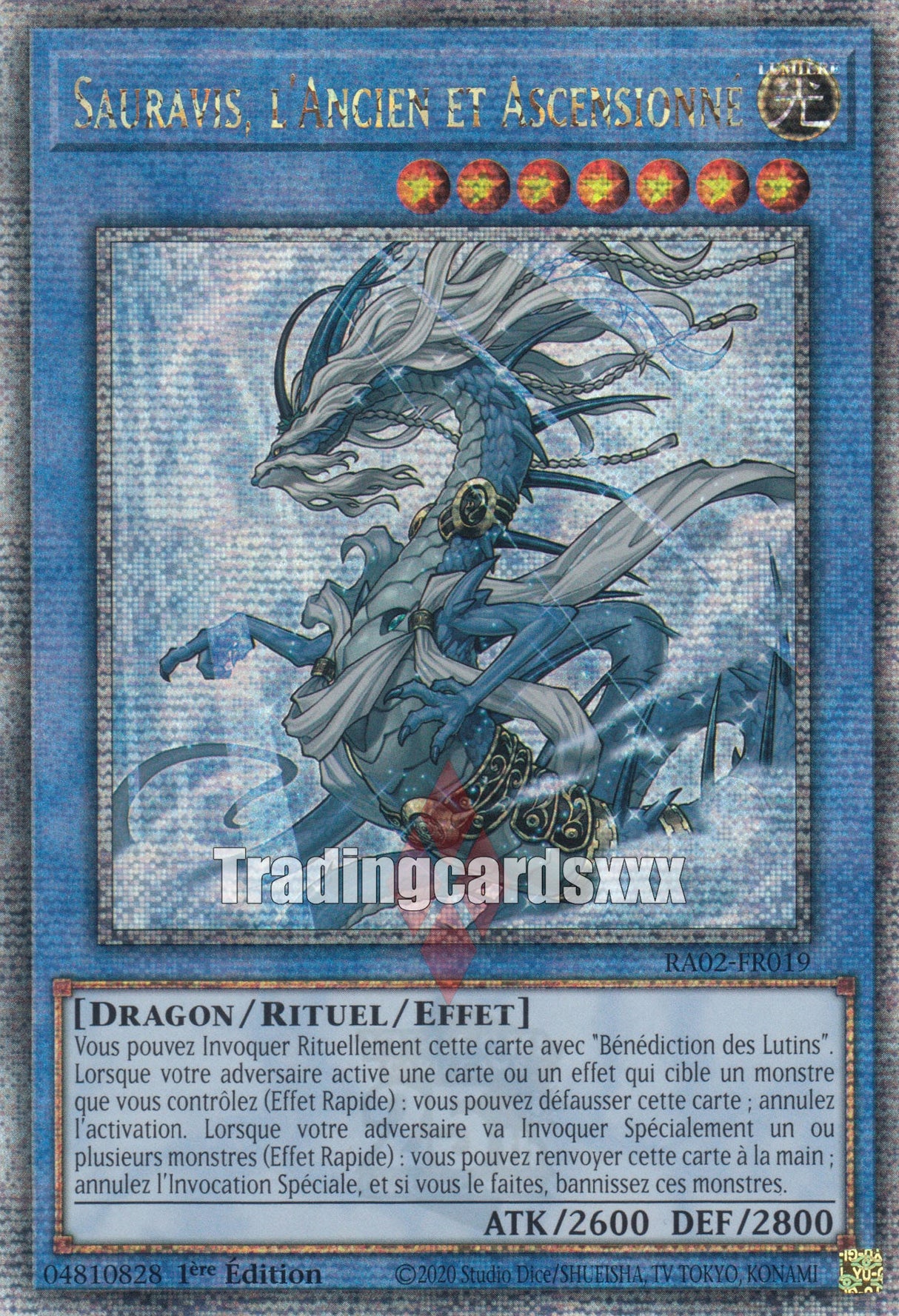 Yu-Gi-Oh! Sauravis, l'Ancien et Ascensionné : RA02-FR019