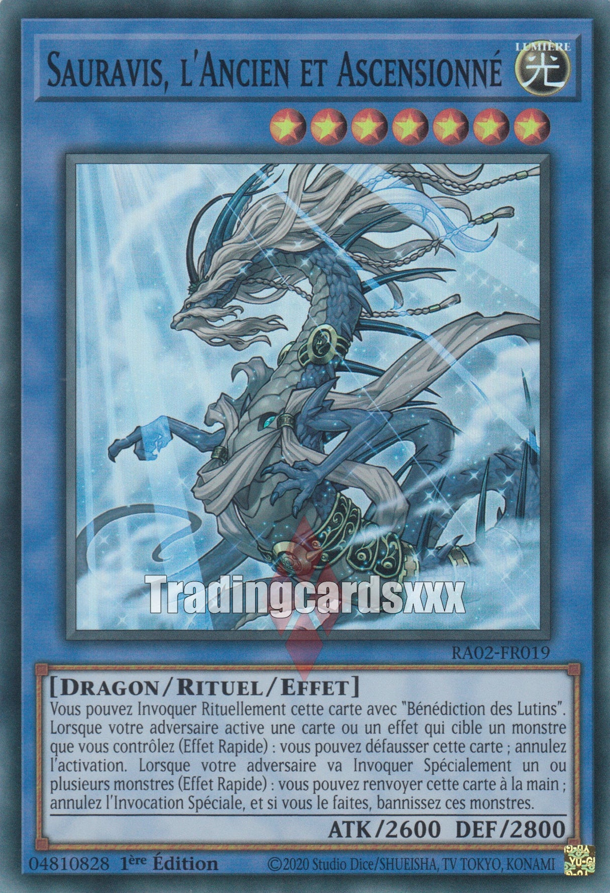 Yu-Gi-Oh! Sauravis, l'Ancien et Ascensionné : RA02-FR019